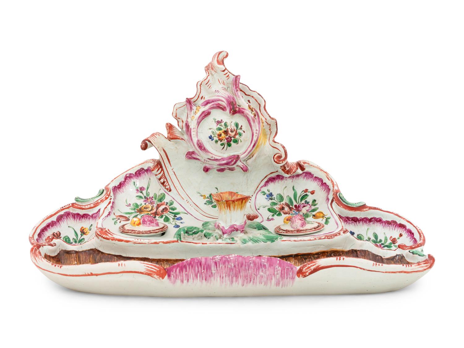 A French Faience Encrier