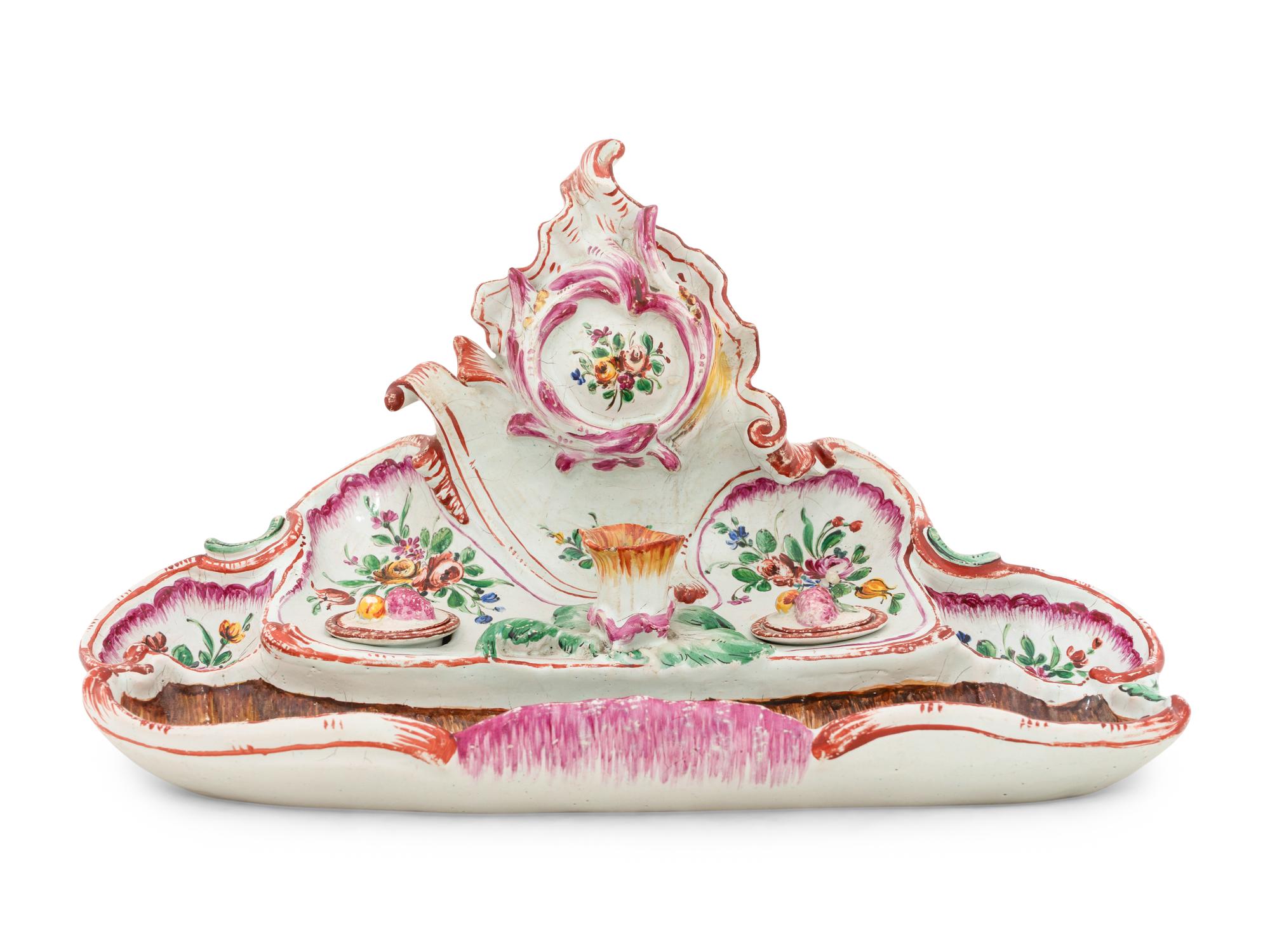A French Faience Encrier