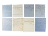 [MICHIGAN]. A group of documents related to Michigan merchant Asa Kingsbury, including: