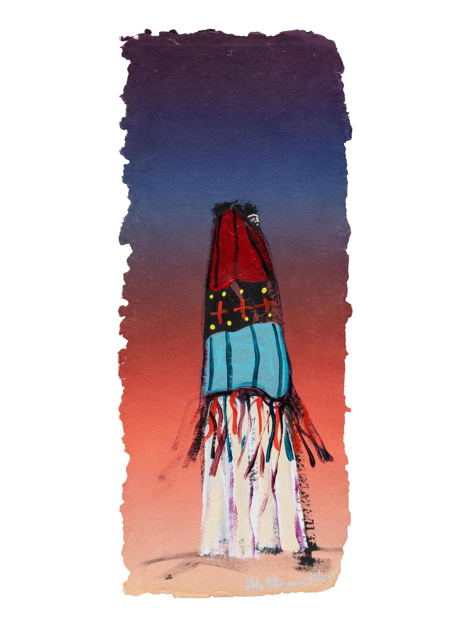 Maiden Dancer, Hopi Priest and Maiden Dancer Triptych