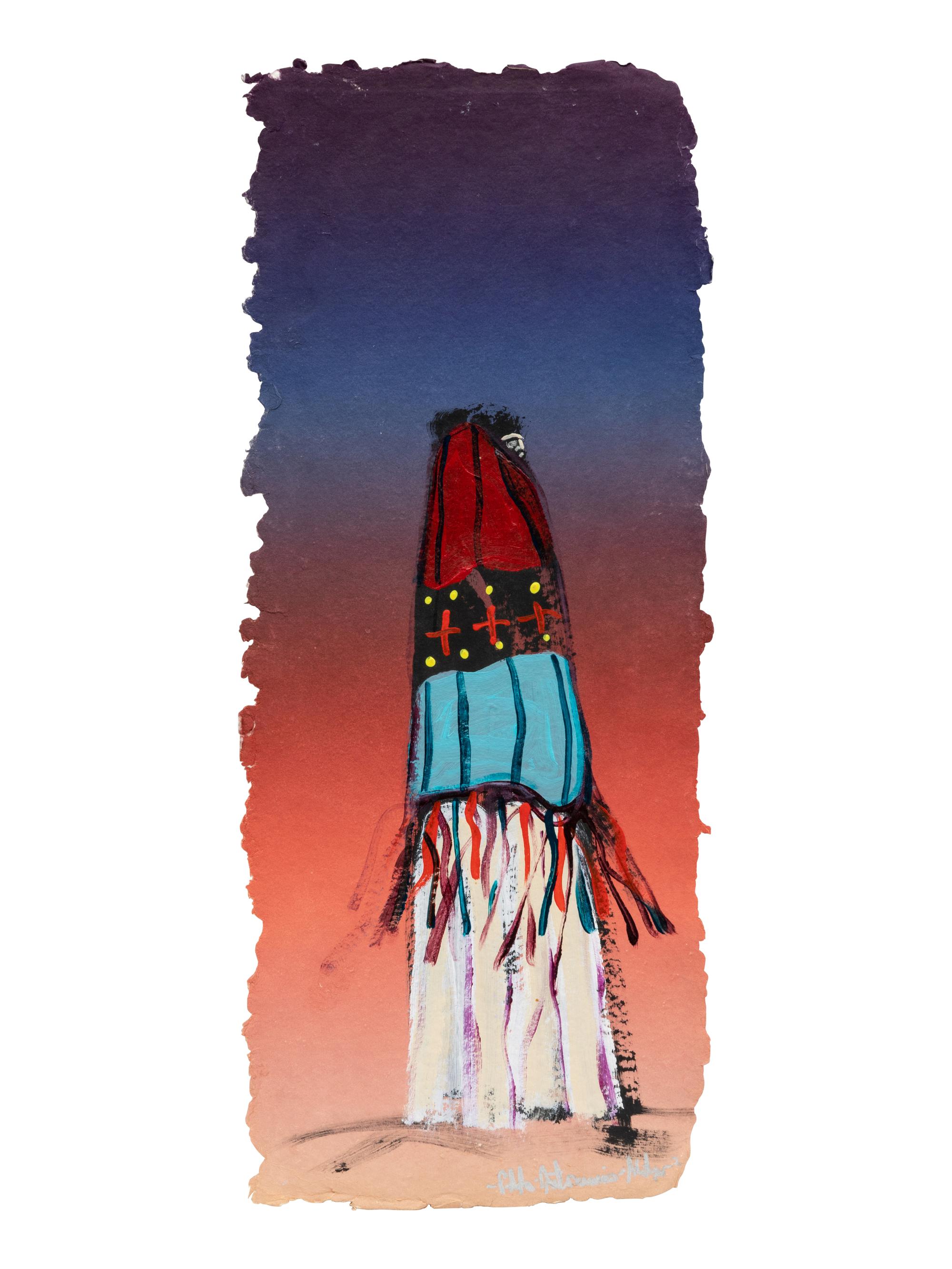 Maiden Dancer, Hopi Priest and Maiden Dancer Triptych