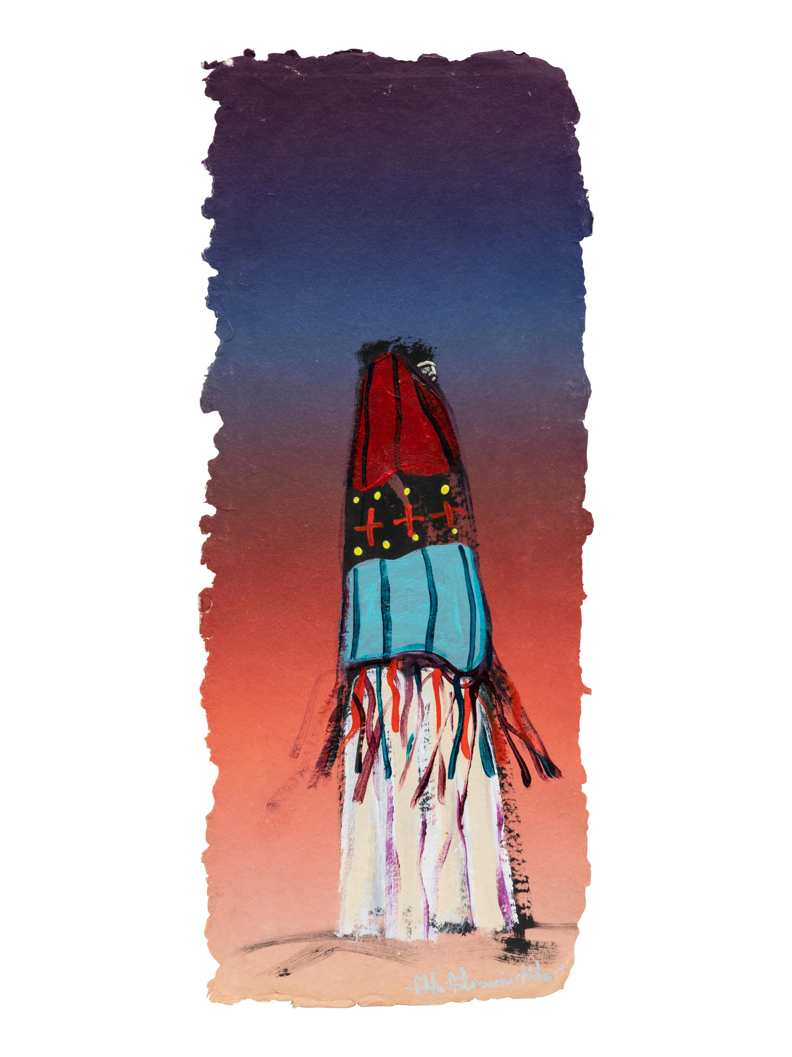 Maiden Dancer, Hopi Priest and Maiden Dancer Triptych