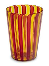 Two Sets of Pauly and Co. Venetian Glass Tumblers
