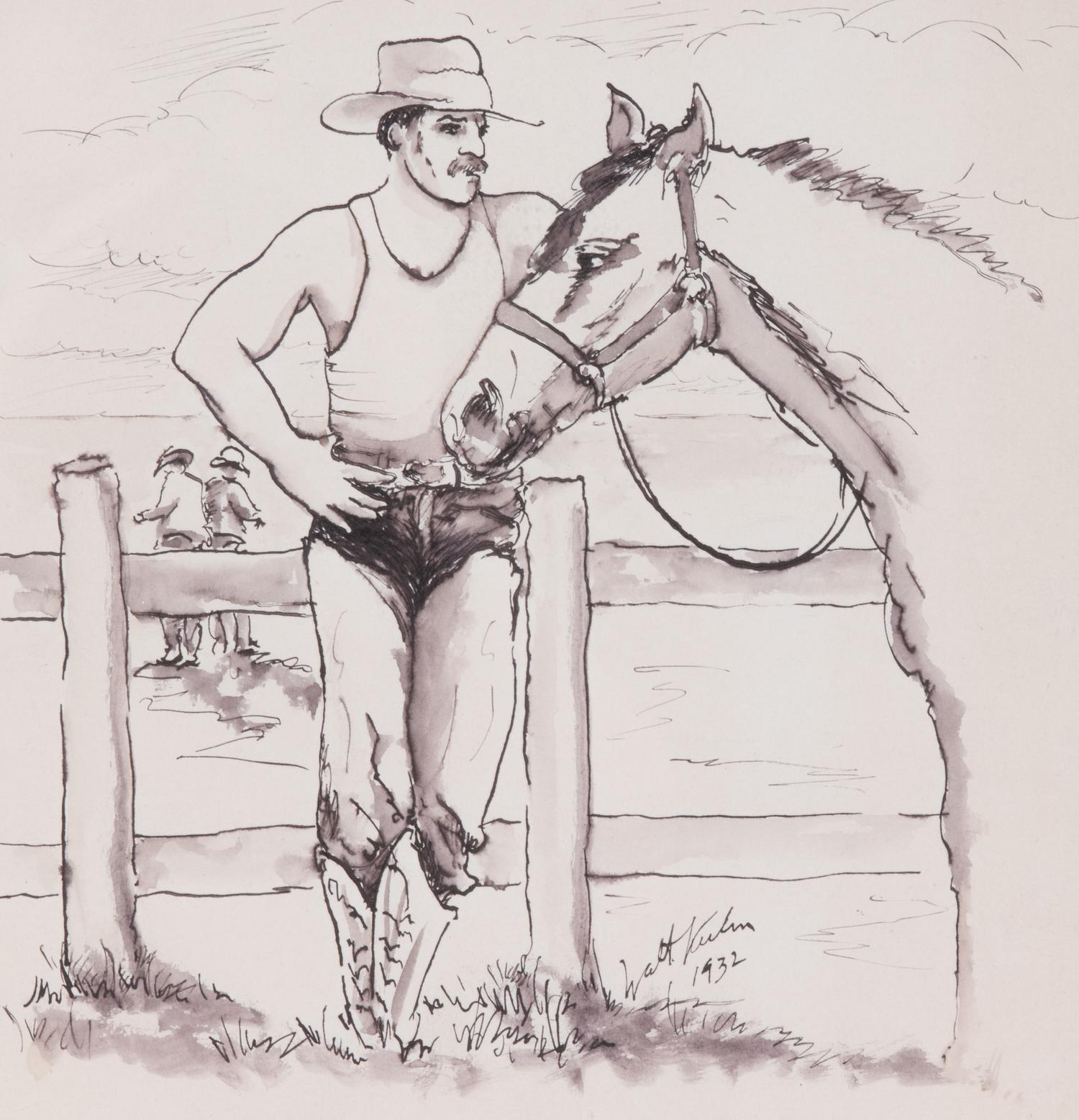 A Cowboy and His Horse