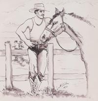 A Cowboy and His Horse