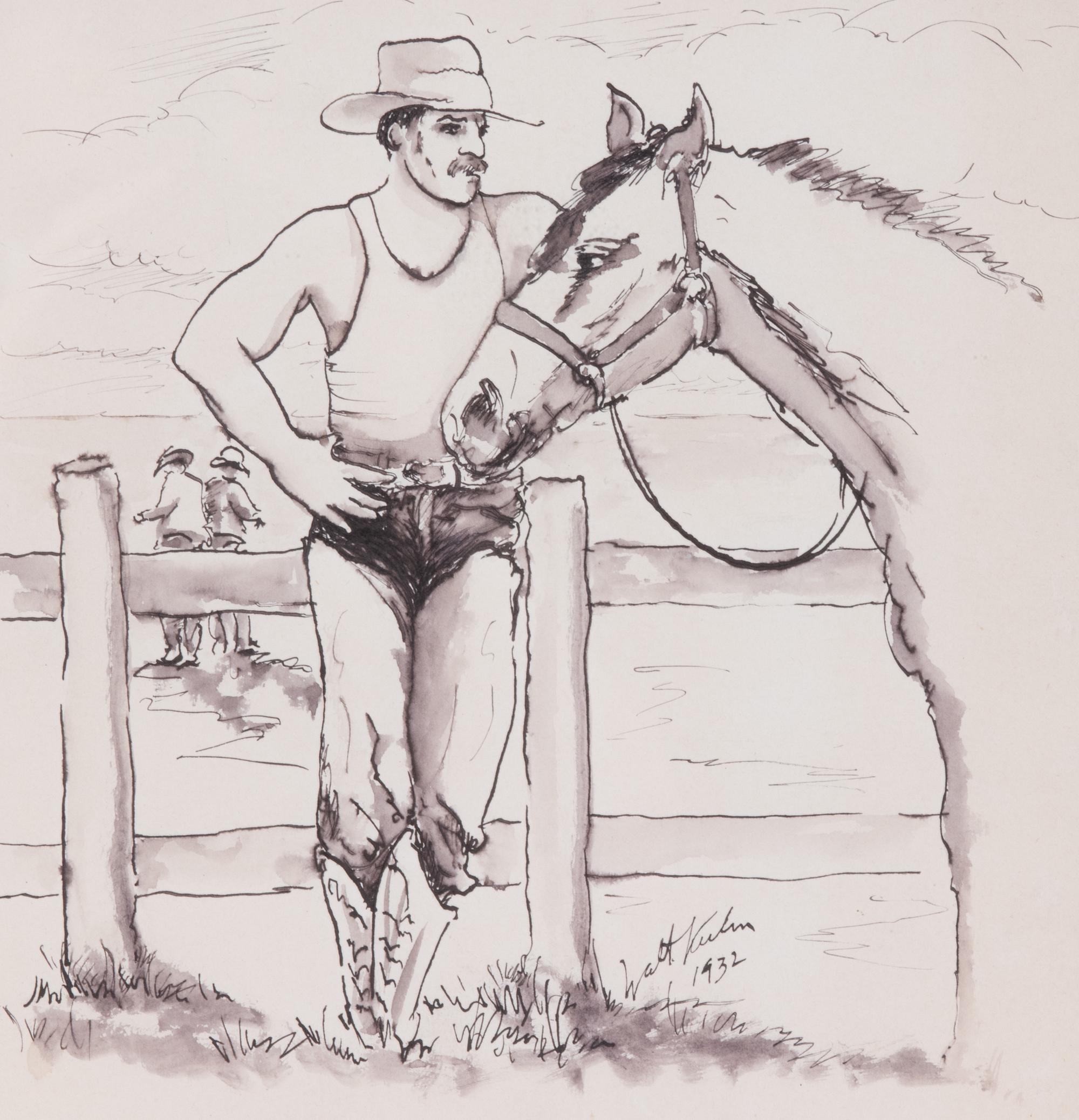 A Cowboy and His Horse
