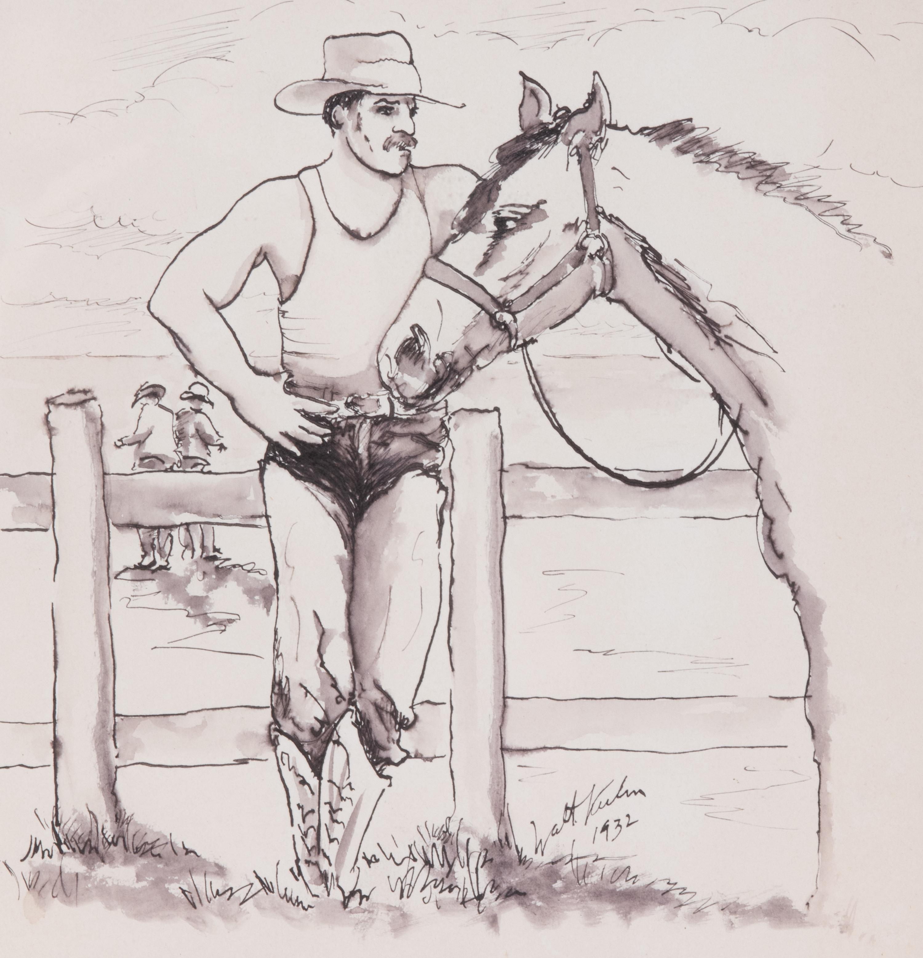A Cowboy and His Horse