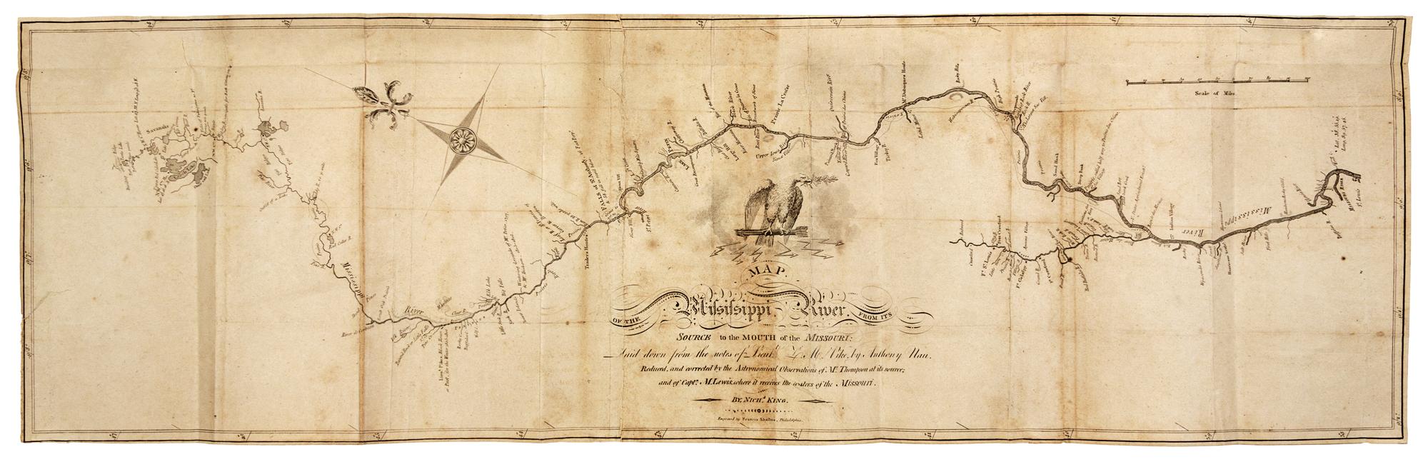 PIKE, Zebulon Montgomery (1779-1813). An Account of Expeditions to the Sources of the Mississippi, and through the Western Parts of Louisiana to the Sources of the Arkansaw, Kans, La Platte, and Pierre Jaun Rivers; Performed by order of the Government of the United States During the Years 185, 1806, and 1807. And a Tour through the Interior Parts of New Spain . Philadelphia: John Binns for C.&A. Conrad; Petersburgh: Somervell & Conrad; Norfolk: Bonsal, Conrad & Co.; and Baltimore: Fielding Lucas, Jr., 1810.