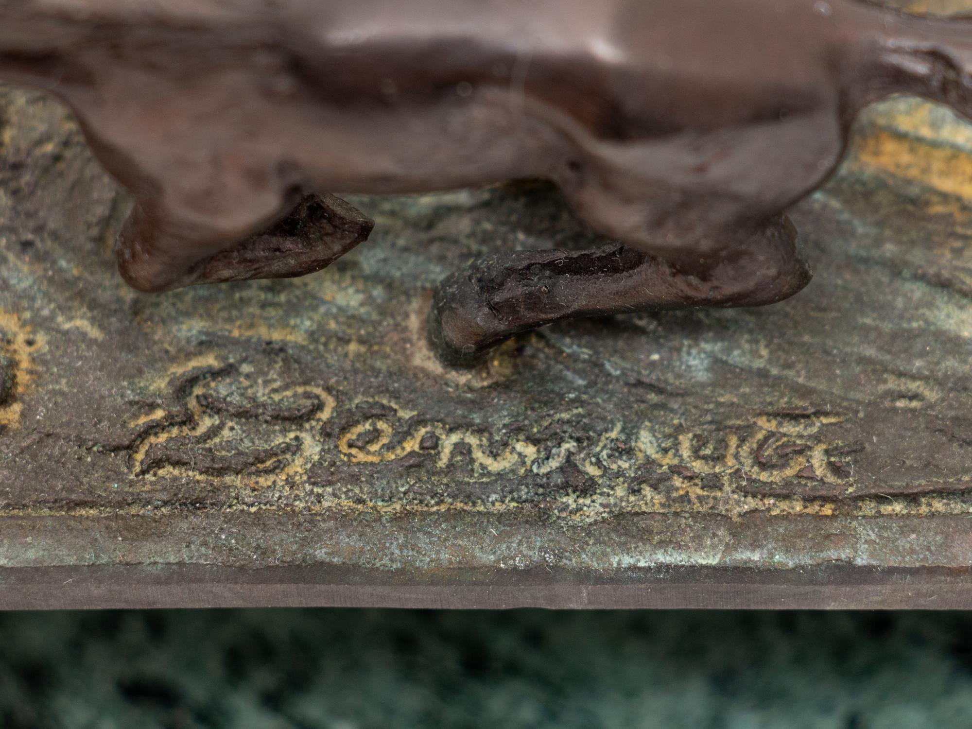 Bronze Model For Denver Broncos Fountain