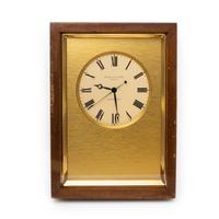 Patek Philippe for Tiffany & Co., Ref. E1200, Gilt Aluminum 'Naviquartz' Table Clock