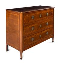 An Empire Fruitwood Chest of Drawers