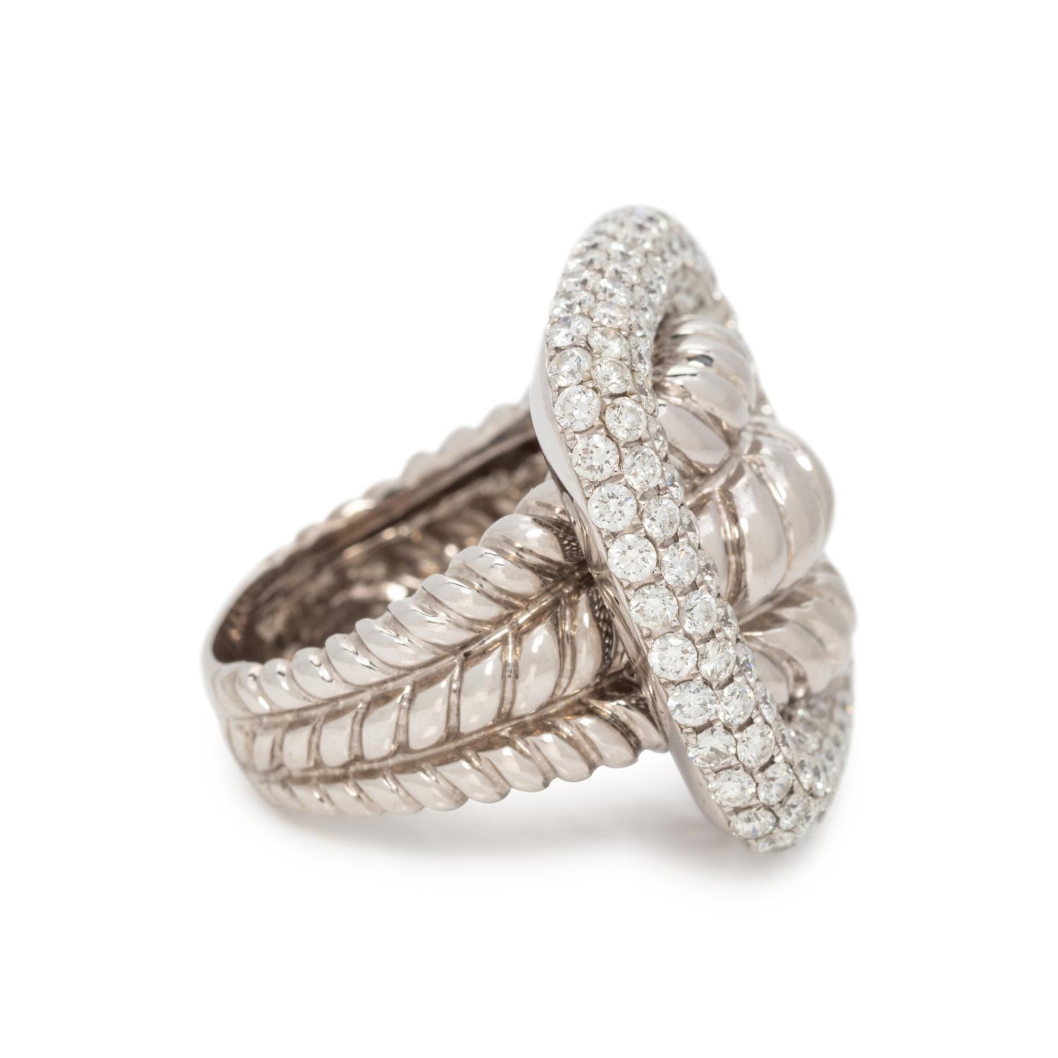WHITE GOLD AND DIAMOND RING