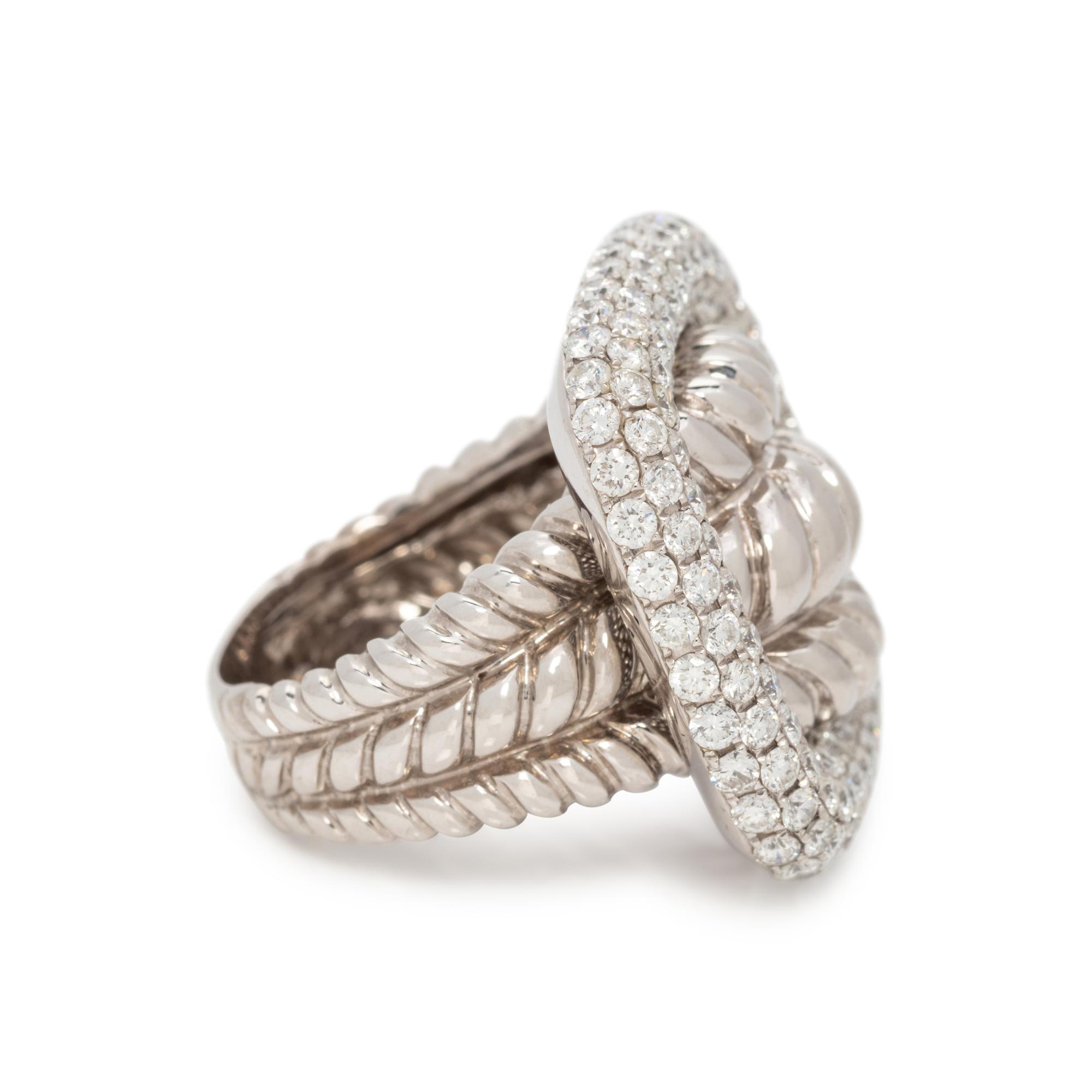 WHITE GOLD AND DIAMOND RING
