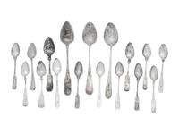 A Collection of American Silver Spoons