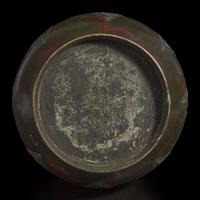 A large archaistic inlaid and patinated bronze "Hu"-form vase 镶嵌仿古铜壶樽