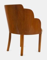 Set of Twelve Art Deco Cloud Dining Chairs, c. 1930s
