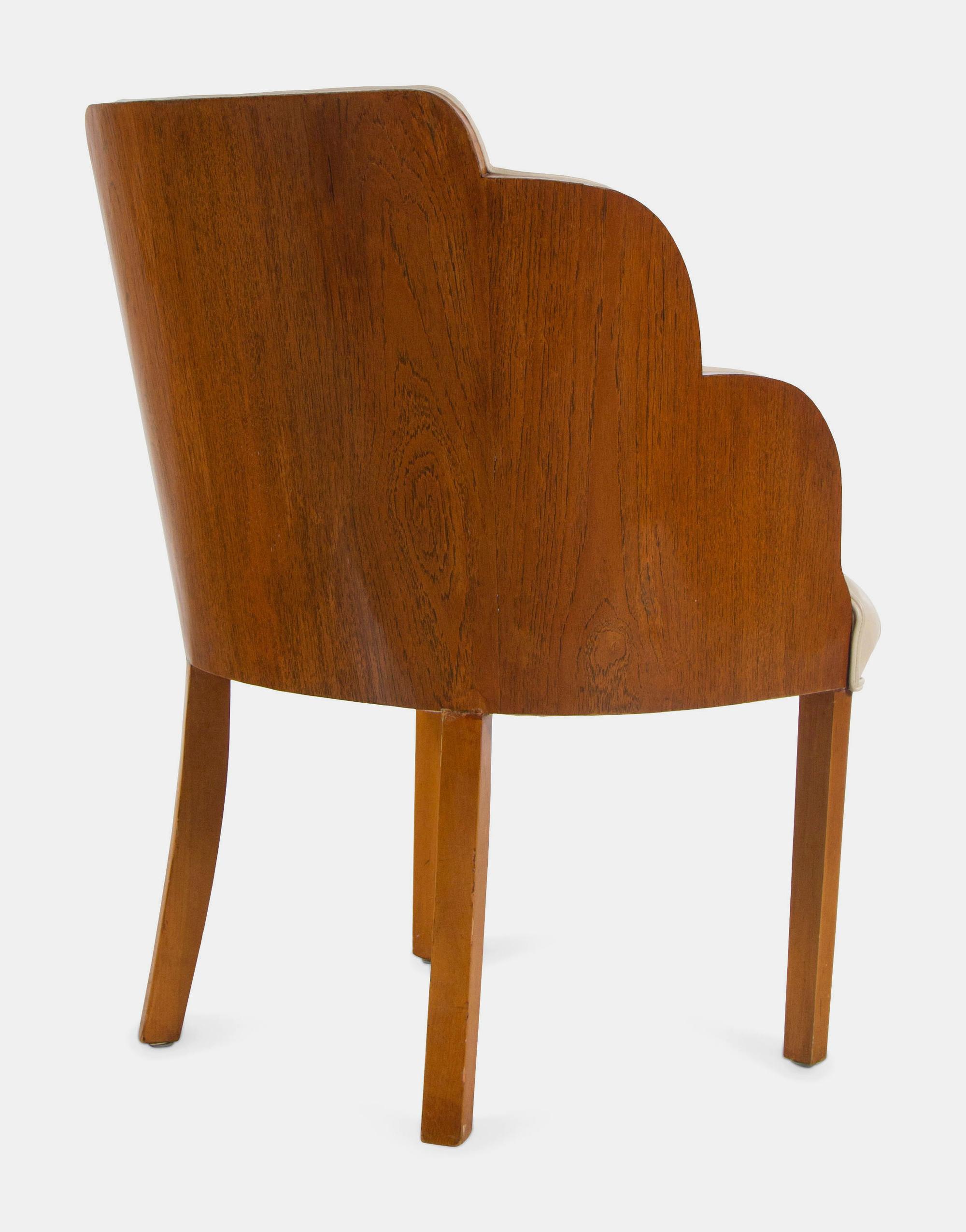 Set of Twelve Art Deco Cloud Dining Chairs, c. 1930s