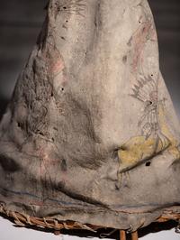 Sioux Painted Hide Model Tipi