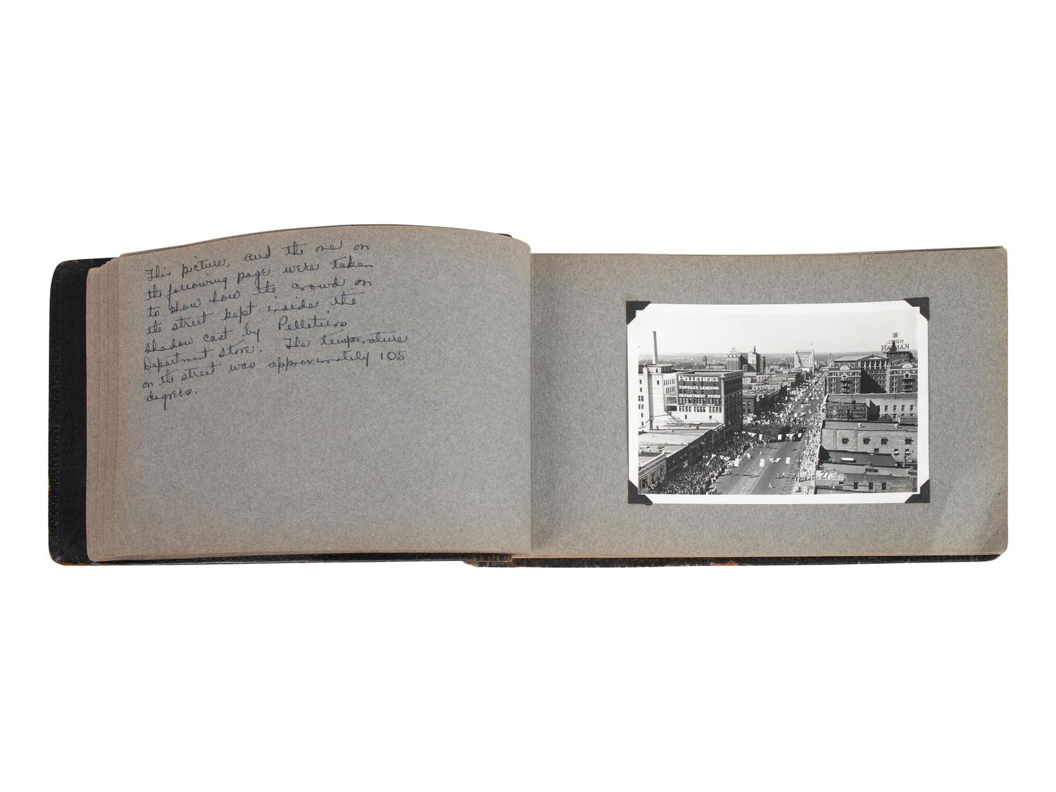 [POLITICS - 1936 ELECTION]. [LANDON, Alfred "Alf" (1887-1987)]. Photographic album from an Alf Landon Parade.