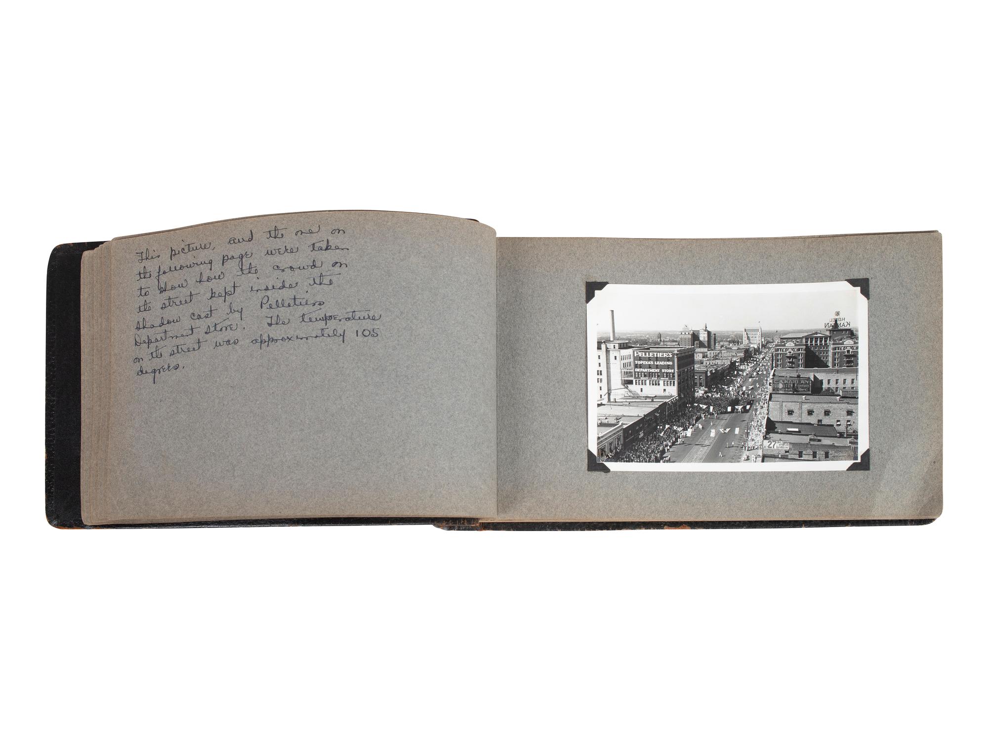 [POLITICS - 1936 ELECTION]. [LANDON, Alfred "Alf" (1887-1987)]. Photographic album from an Alf Landon Parade.