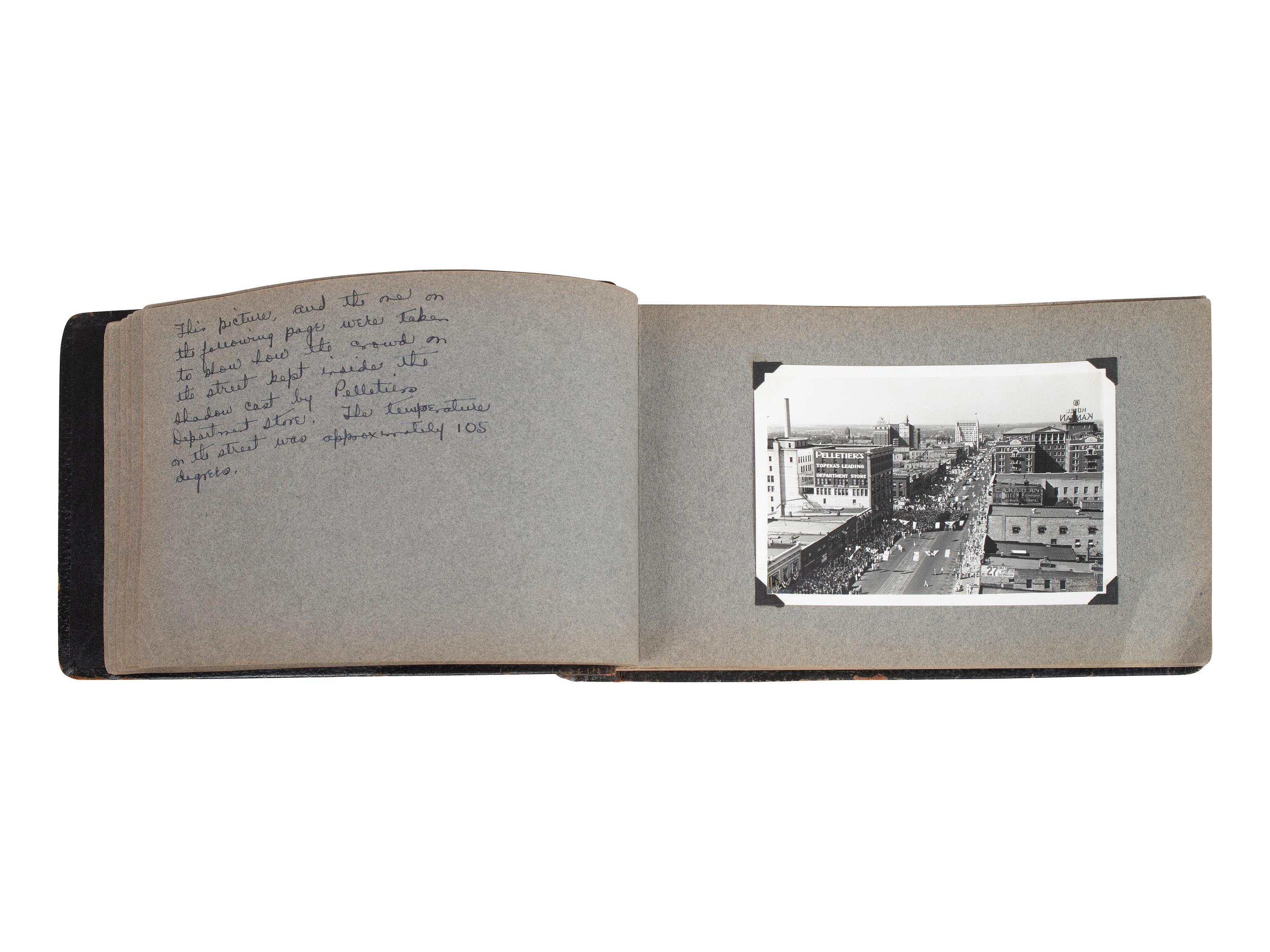 [POLITICS - 1936 ELECTION]. [LANDON, Alfred "Alf" (1887-1987)]. Photographic album from an Alf Landon Parade.