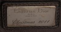 Dior, Metallic Pewter Snakeskin Clutch