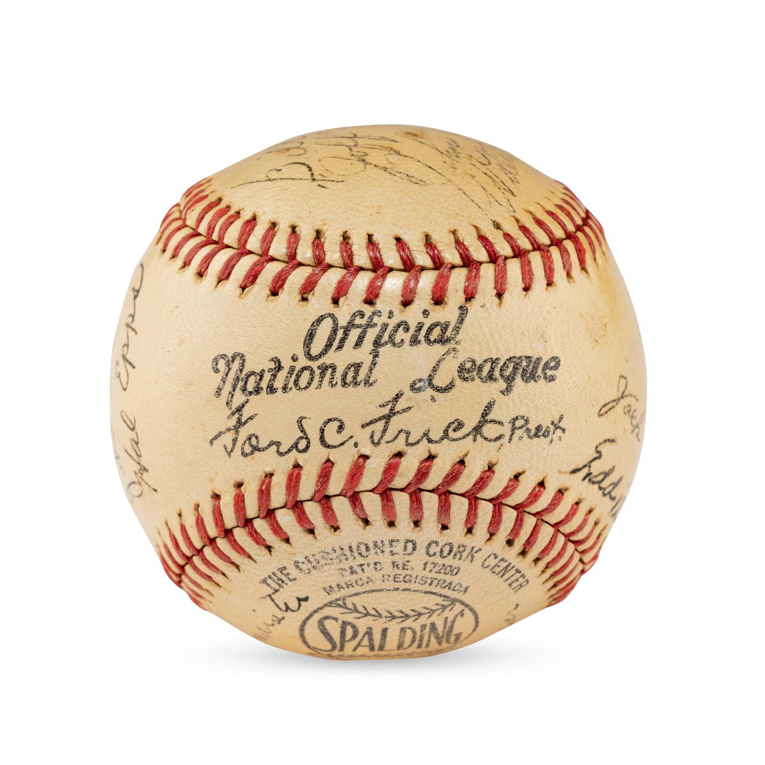 A 1941 Houston Buffaloes Team Signed Autograph Baseball