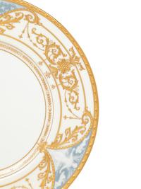 A Set of Twelve Mintons Pâte-sur-Pâte Parcel-Gilt Porcelain Plates