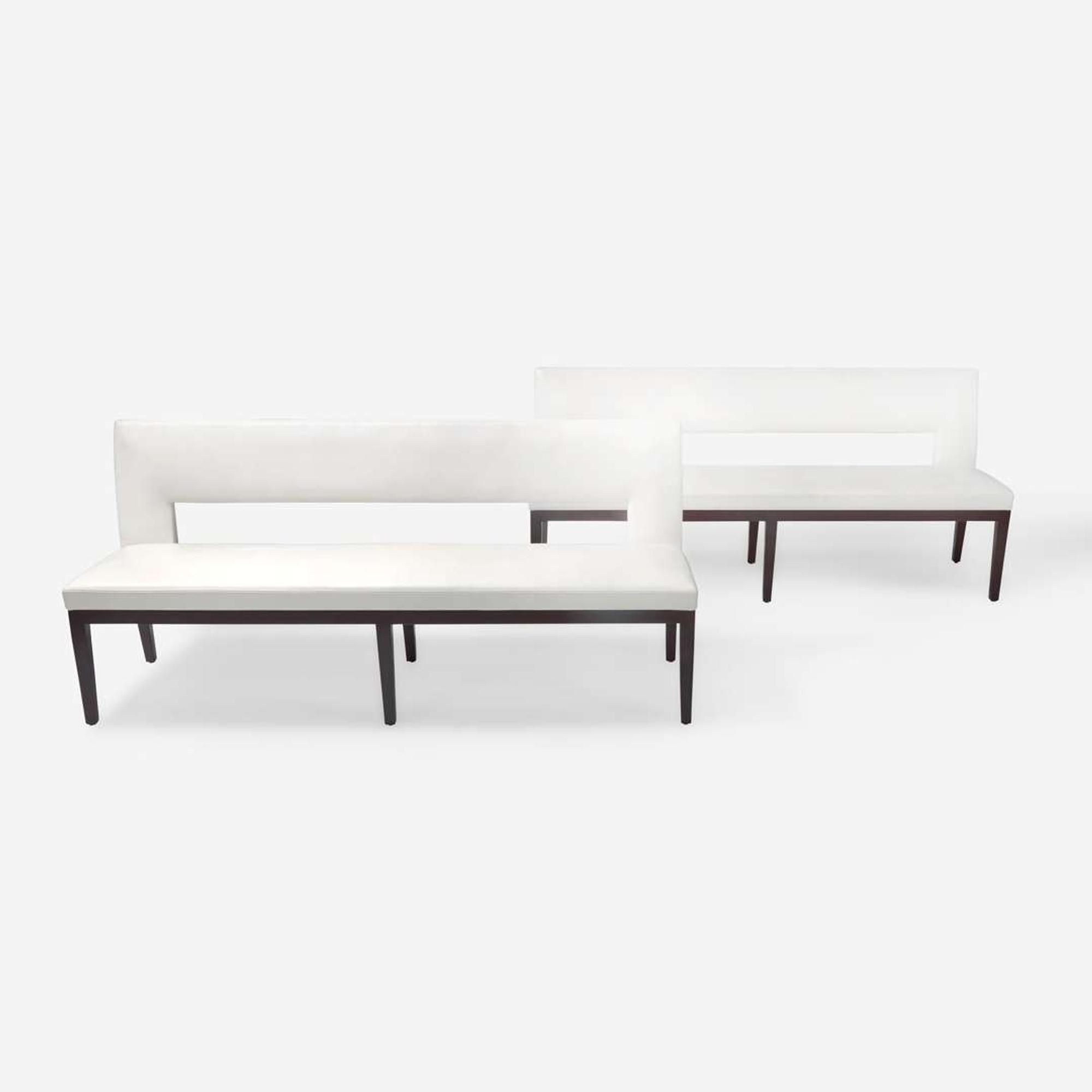 Christian Liaigre (French, 1943-2020) for Holly Hunt (American, active 1983 to present) Pair of "Velin" Banquettes, USA, 2003