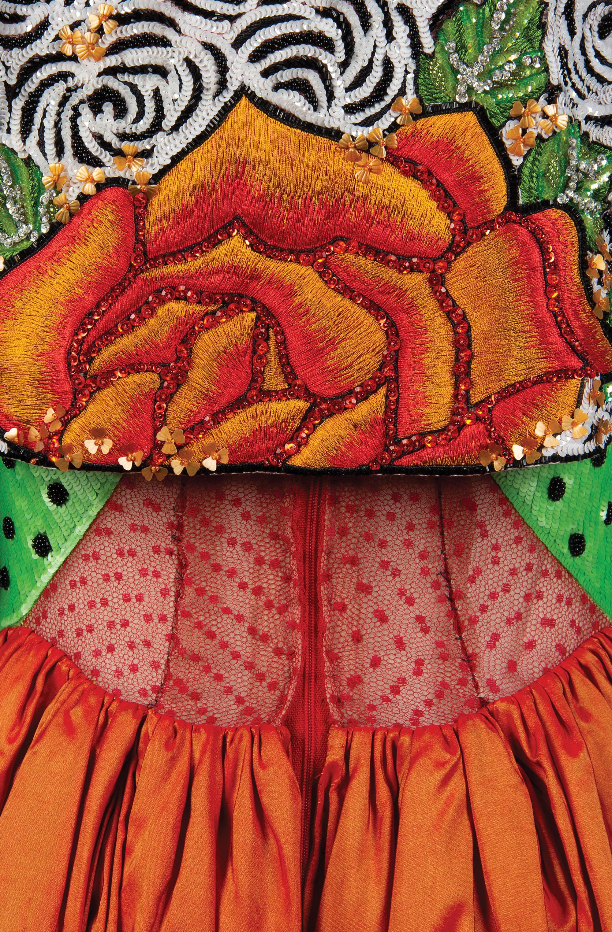 Geoffrey Beene Embroidered Dress with Bolero, c.1988