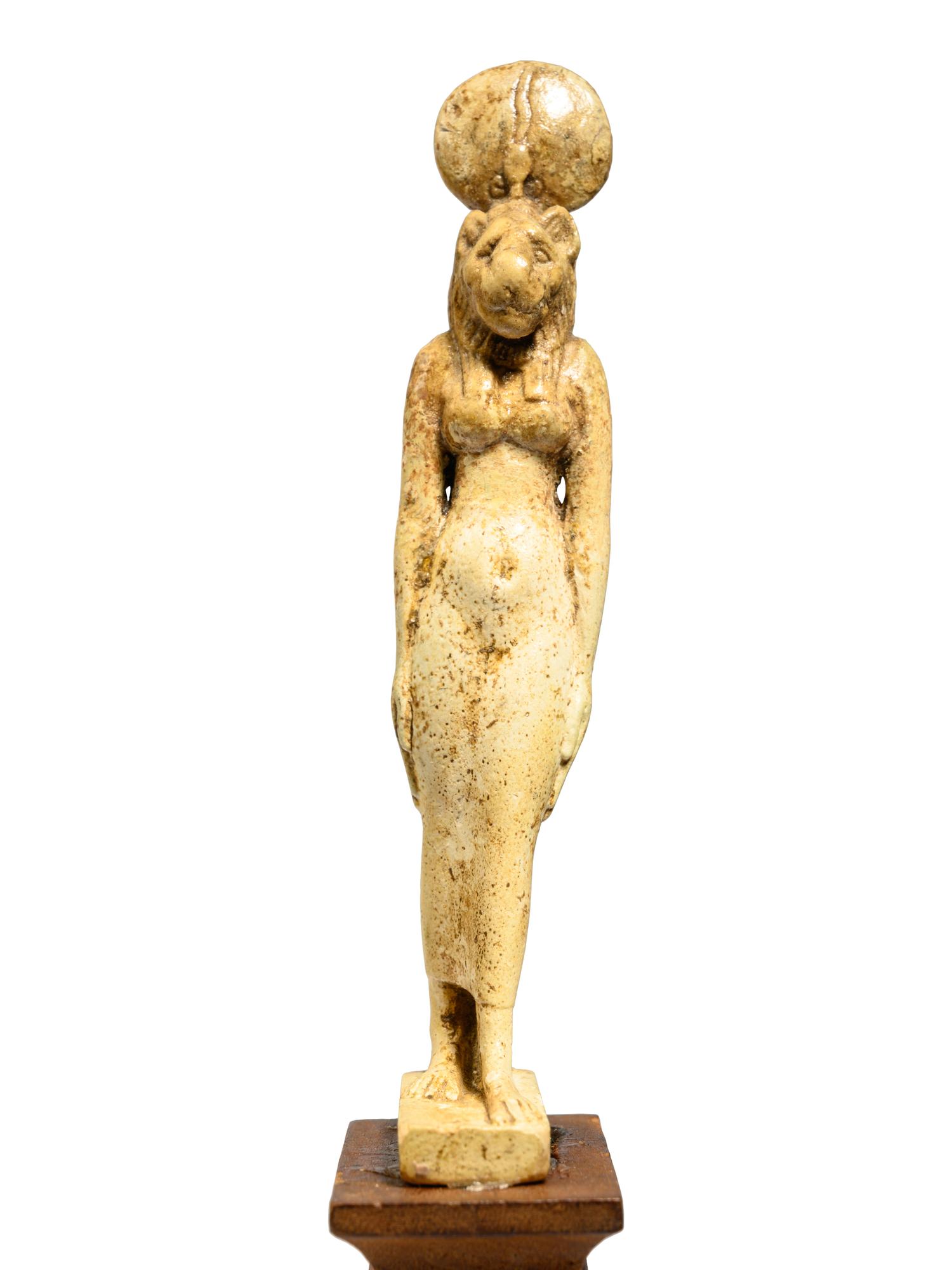 An Egyptian Faience Sekhmet