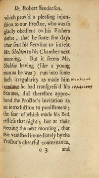 [Literature] Walton, Izaak. The Life of Dr. Sanderson, Late Bishop of Lincoln...