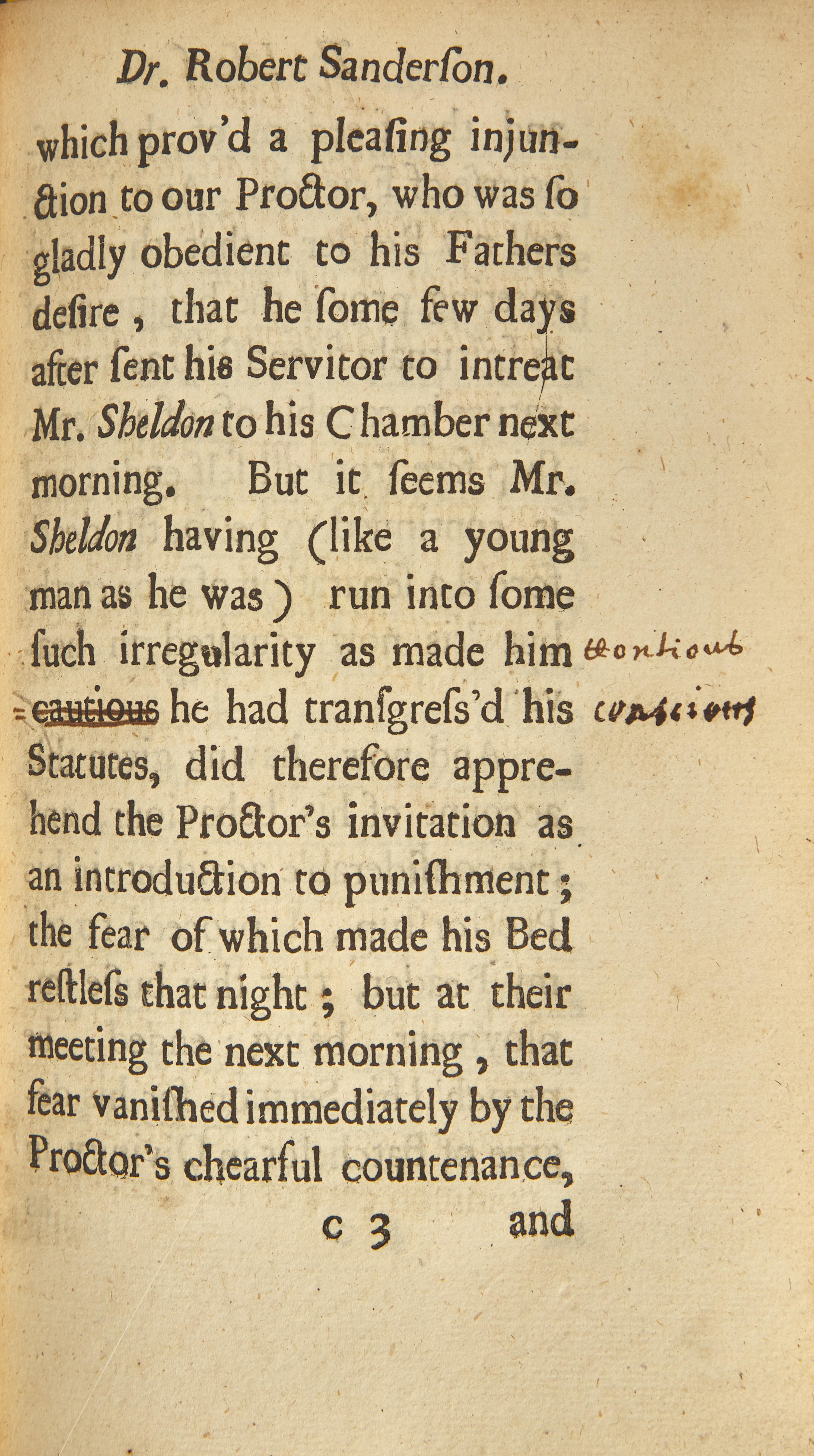[Literature] Walton, Izaak. The Life of Dr. Sanderson, Late Bishop of Lincoln...