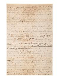 [BUSINESS]. Souvenir facsimile contract between William Procter and James Gamble sent to stockholders, ca 1962.