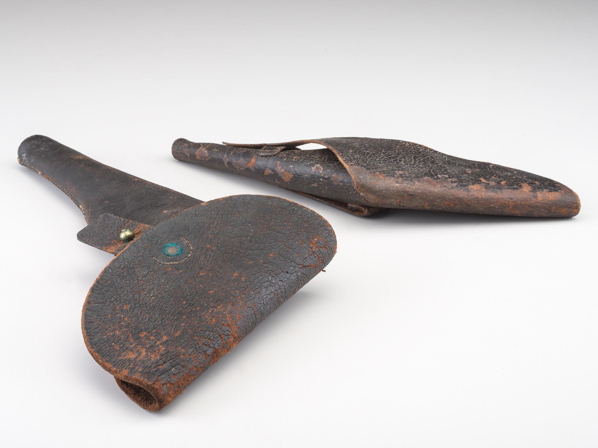 [CIVIL WAR]. A group of 2 holsters, comprising: