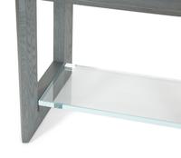A Pair of Hellman Chang Stained Oak Lucid Side Tables