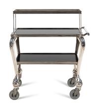 A Silver-Plate Drinks Trolley