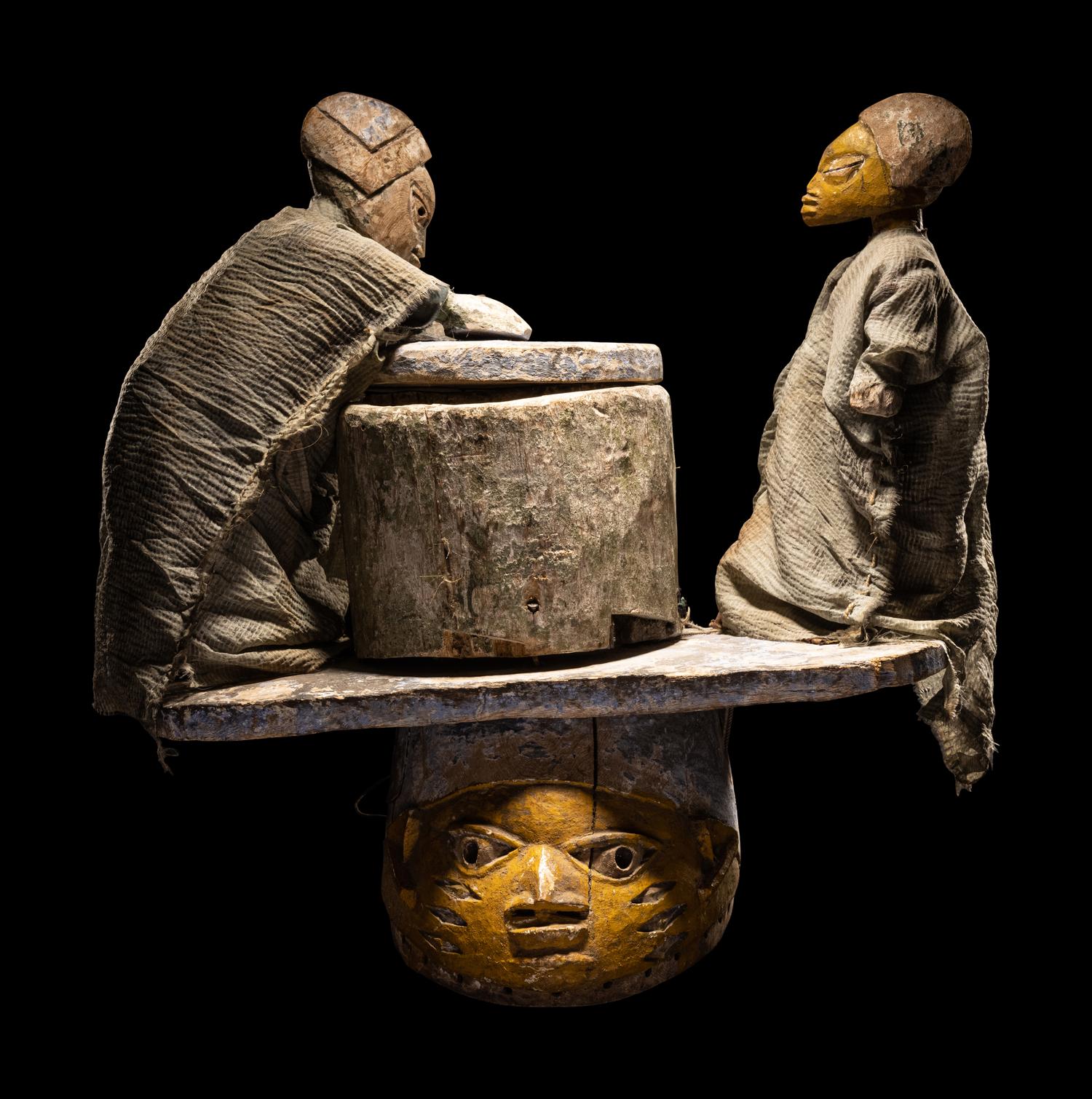 A Yoruba Wood Gelede Mask