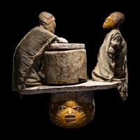 A Yoruba Wood Gelede Mask
