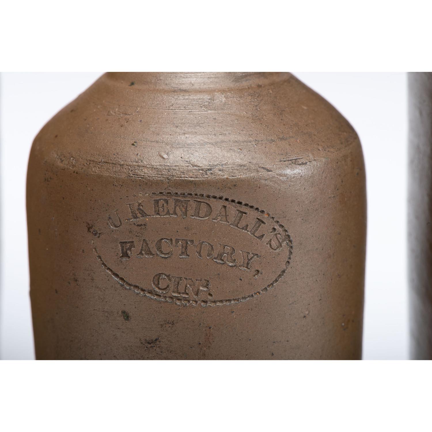 Five Early Cincinnati Stoneware Jugs and Jars