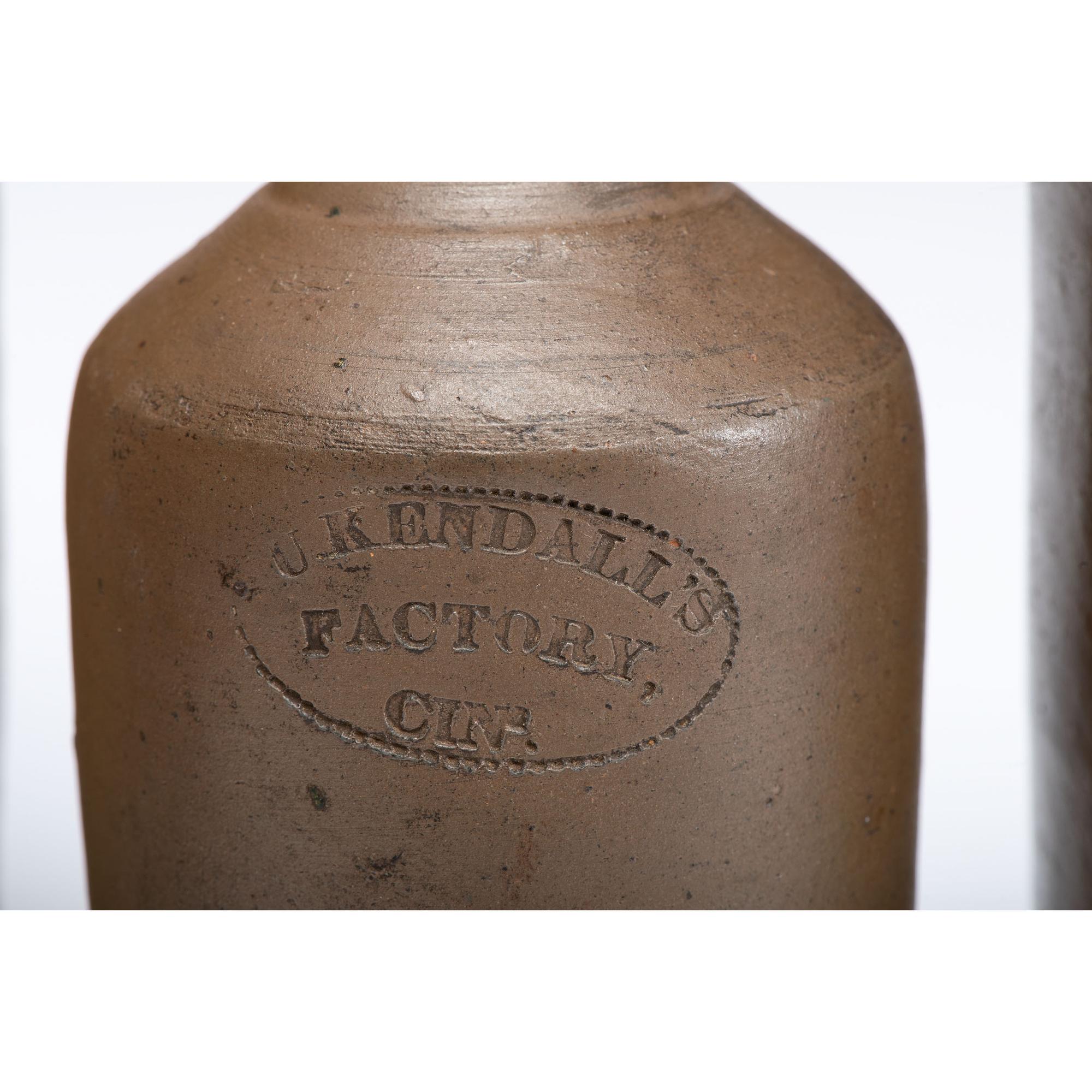 Five Early Cincinnati Stoneware Jugs and Jars