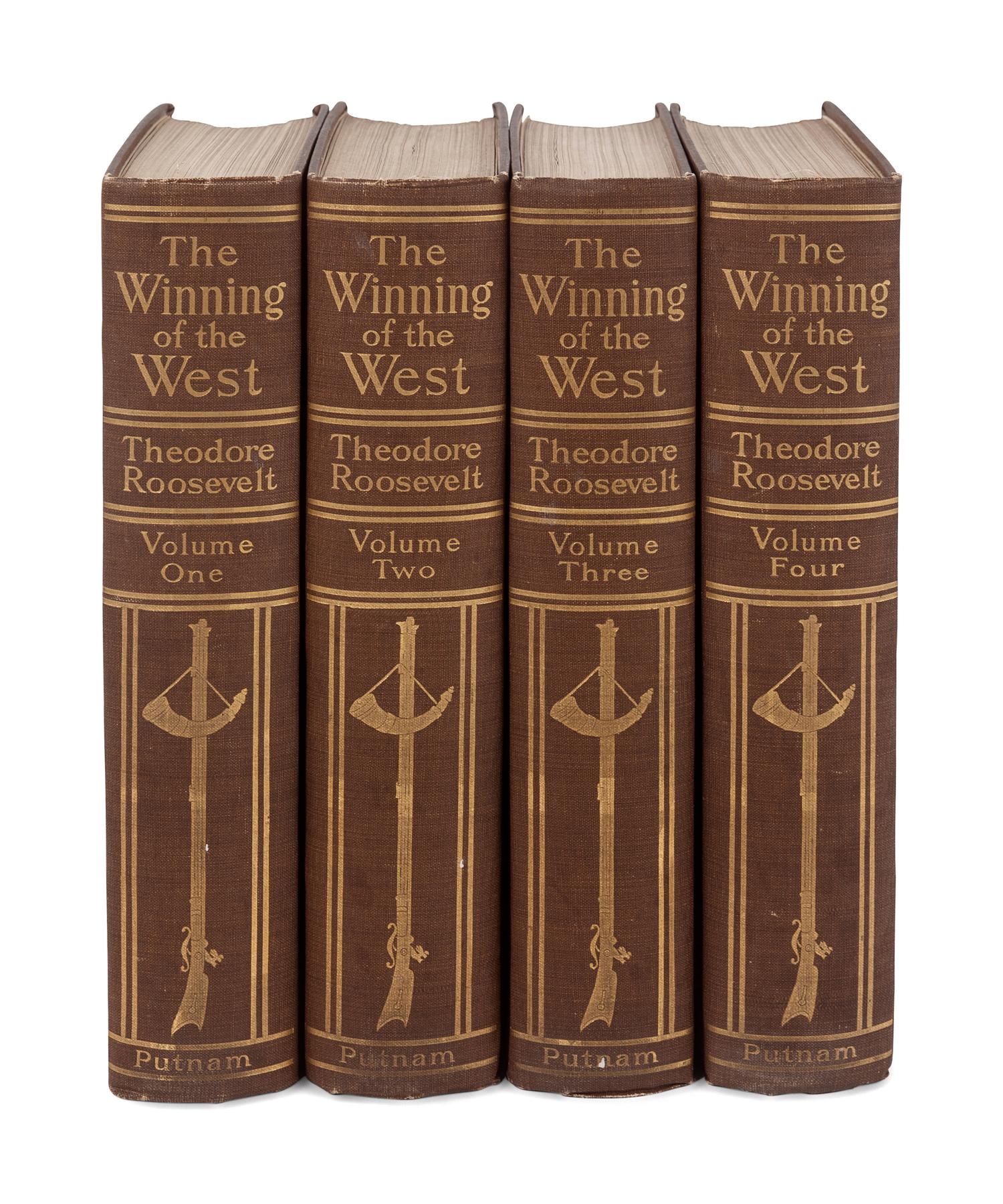 ROOSEVELT, Theodore. The Winning of the West. New York and London: G. P. Putnam’s Sons, 1900.