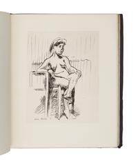 [ARTIST'S BOOK] -- [MATISSE, Henri (1896-1954)]. GEORGE, Waldemar. Henri-Matisse Dessins . Paris: Éditions des Quatre Chemins, 1925.
