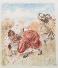 Pierre-Auguste Renoir, (French, 1841-1919), Enfants jouant à la balle, c. 1900