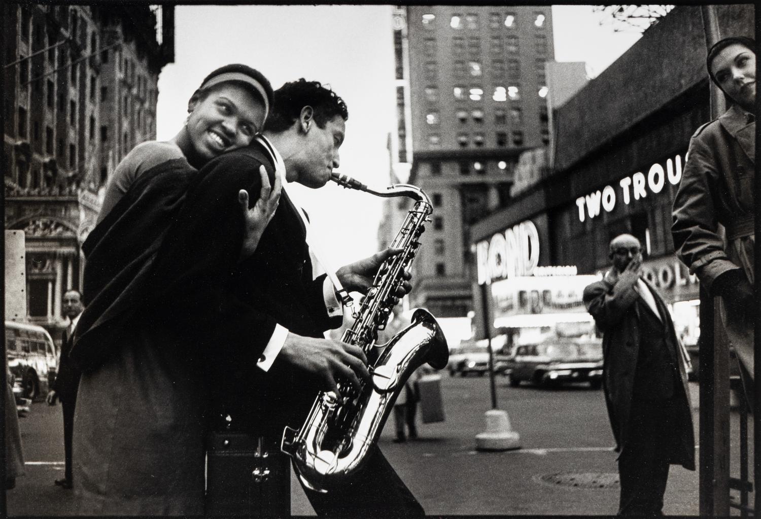 William Claxton (1927-2008) Times Square, NYC, 1960