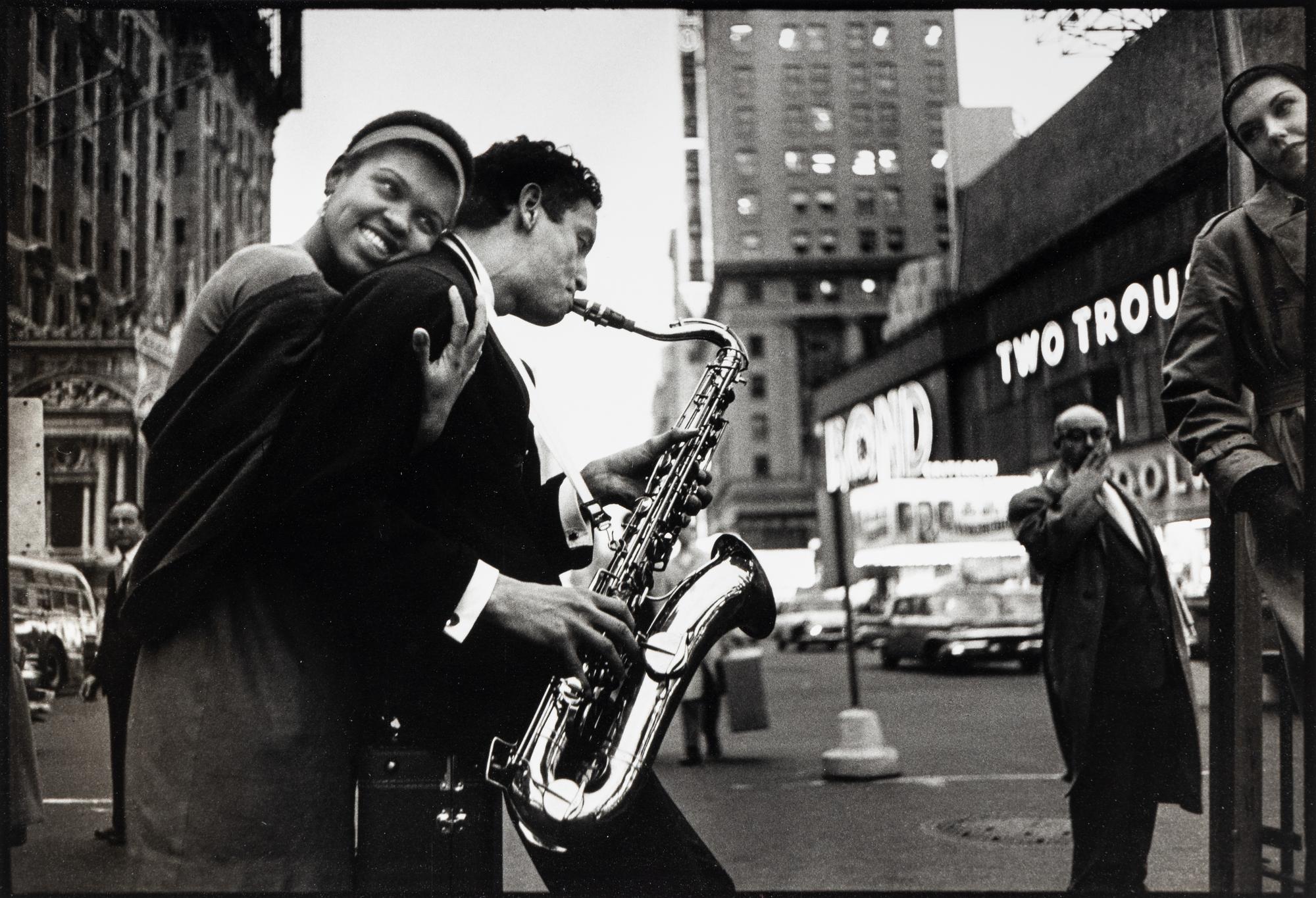 William Claxton (1927-2008) Times Square, NYC, 1960