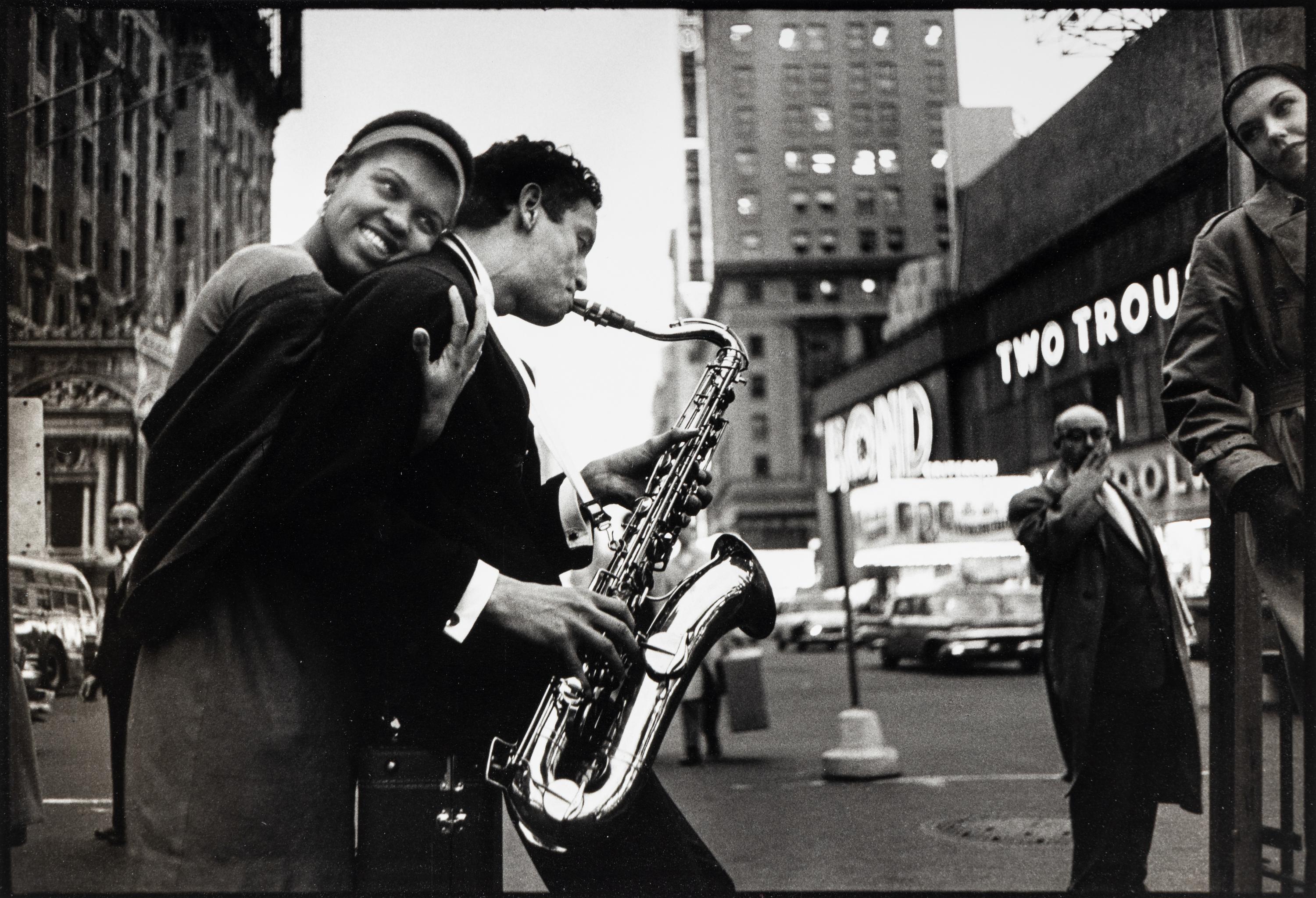 William Claxton (1927-2008) Times Square, NYC, 1960