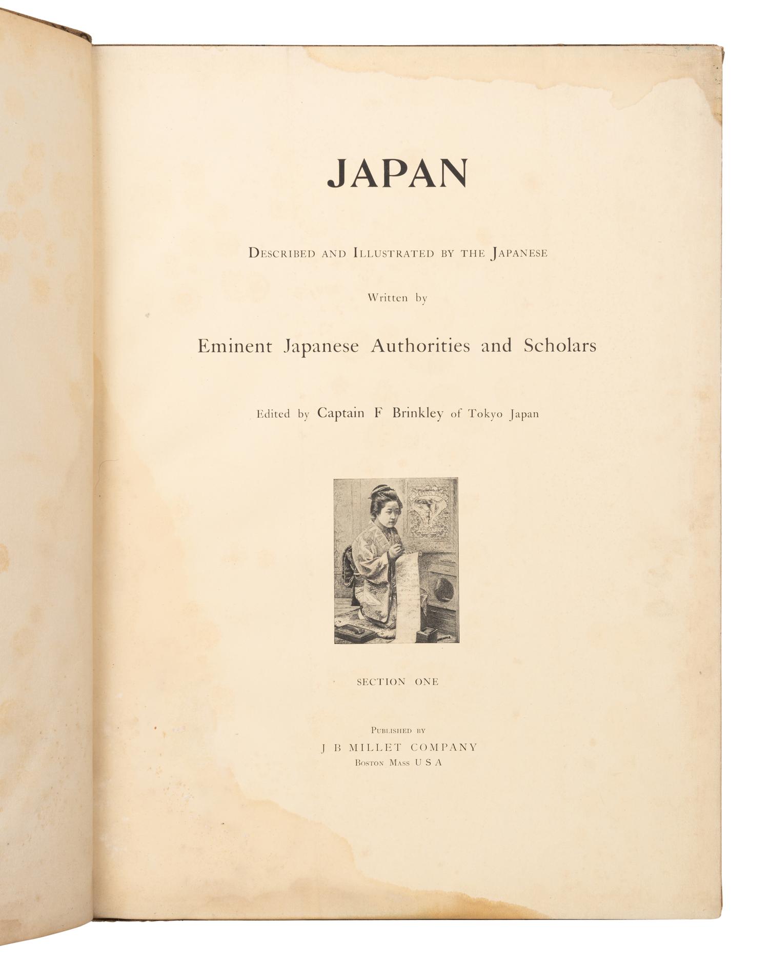 [JAPAN] A group of old reference works about Japanese Culture, comprising: