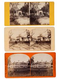 [EARLY PHOTOGRAPHY]. A group of approx. 95 stereoviews highlighted by images of US presidents, views in and around Washington, DC and Mount Vernon, and African American and female subjects.
