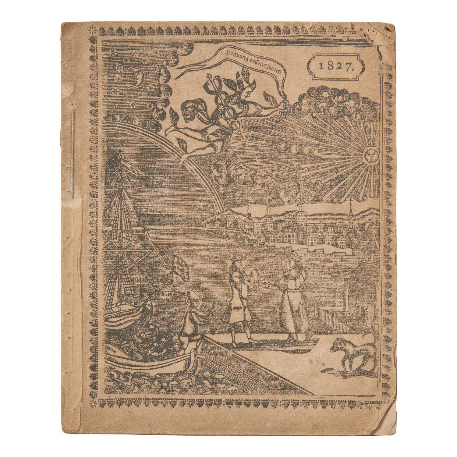 [Fraktur] A Pennsylvania German Fraktur Book-Plate